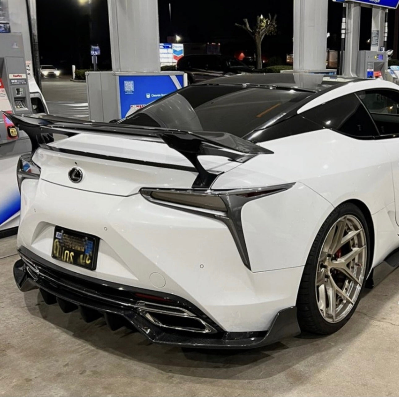 Carbon Fiber Rear Wing - Lexus LC 500 (2018–2024) - Exotics Carbon Design
