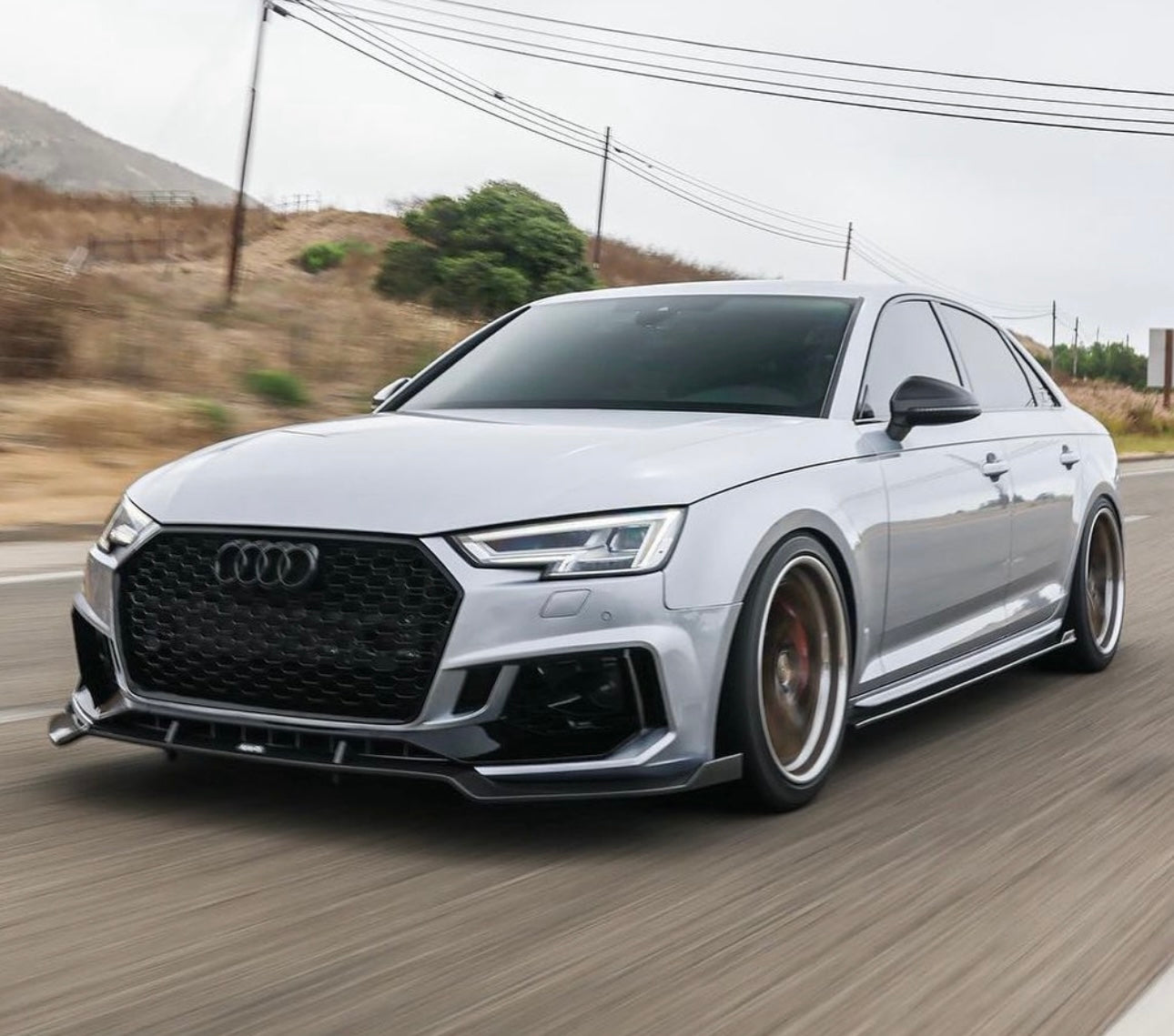 Audi S4 B9.5 (2020+) Carbon Fiber Side Skirts - Exotics Carbon Design