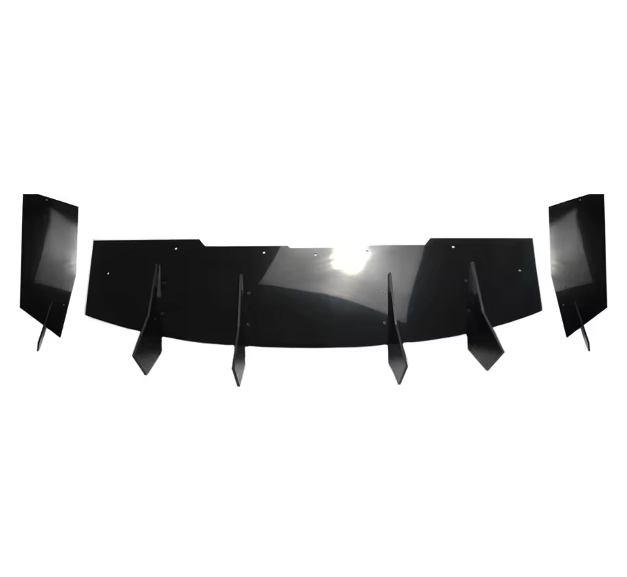 Gloss Black Rear Diffuser – Ford Mustang (2024+) - Exotics Carbon Design