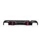 BMW F85 / F85 X5M / F86 X6M L-Style Carbon Fiber Rear Diffuser with LED Lights - Exotics Carbon Design