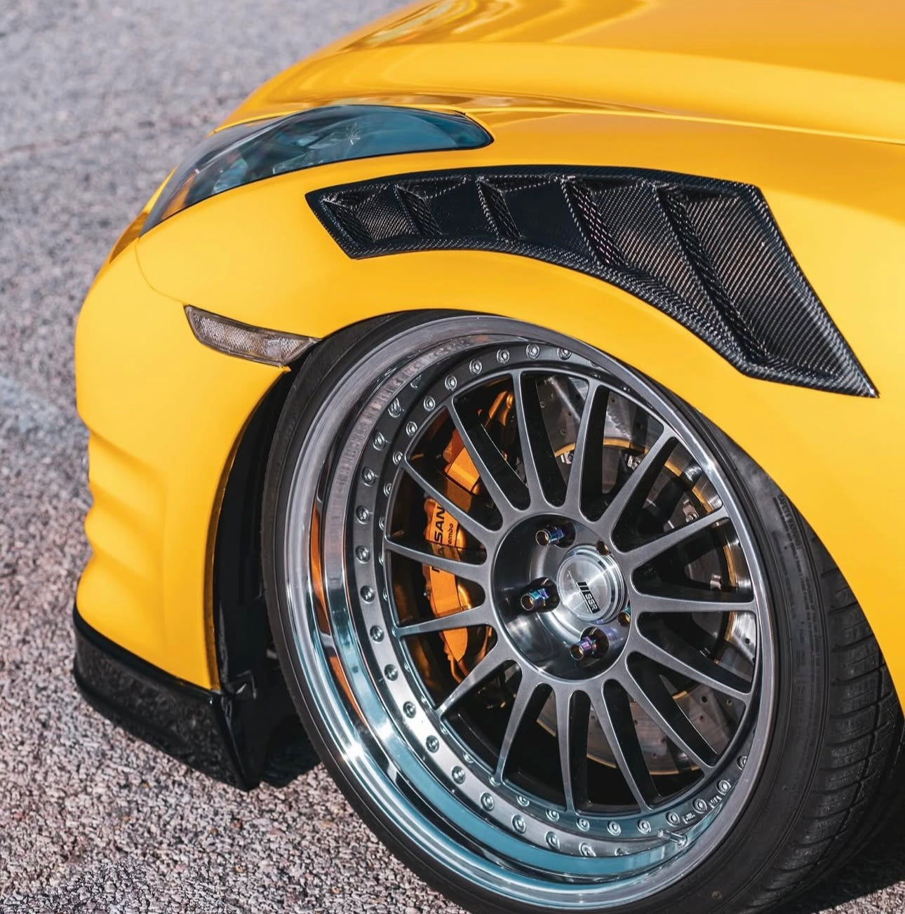 Carbon Fiber Fender Vents Nismo Style - Nissan GTR R-35 (2009–2016) - Exotics Carbon Design