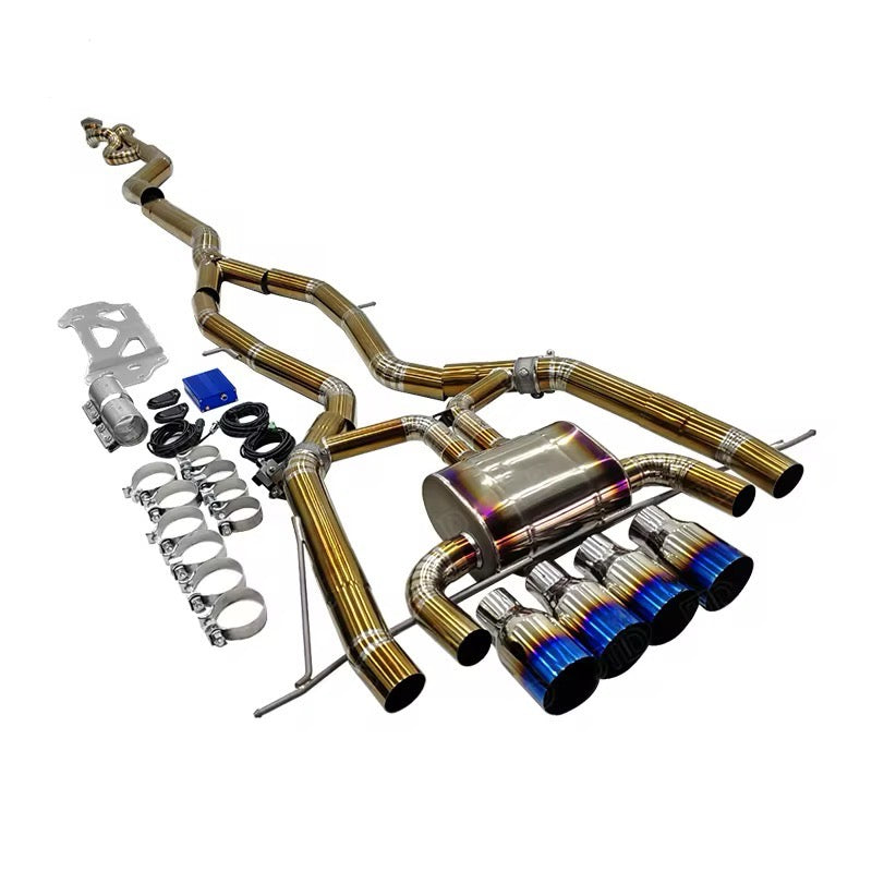 Extreme Performance Titanium Full Exhaust System + Valve Control – BMW M3 G80 / M4 G82 - Exotics Carbon Design