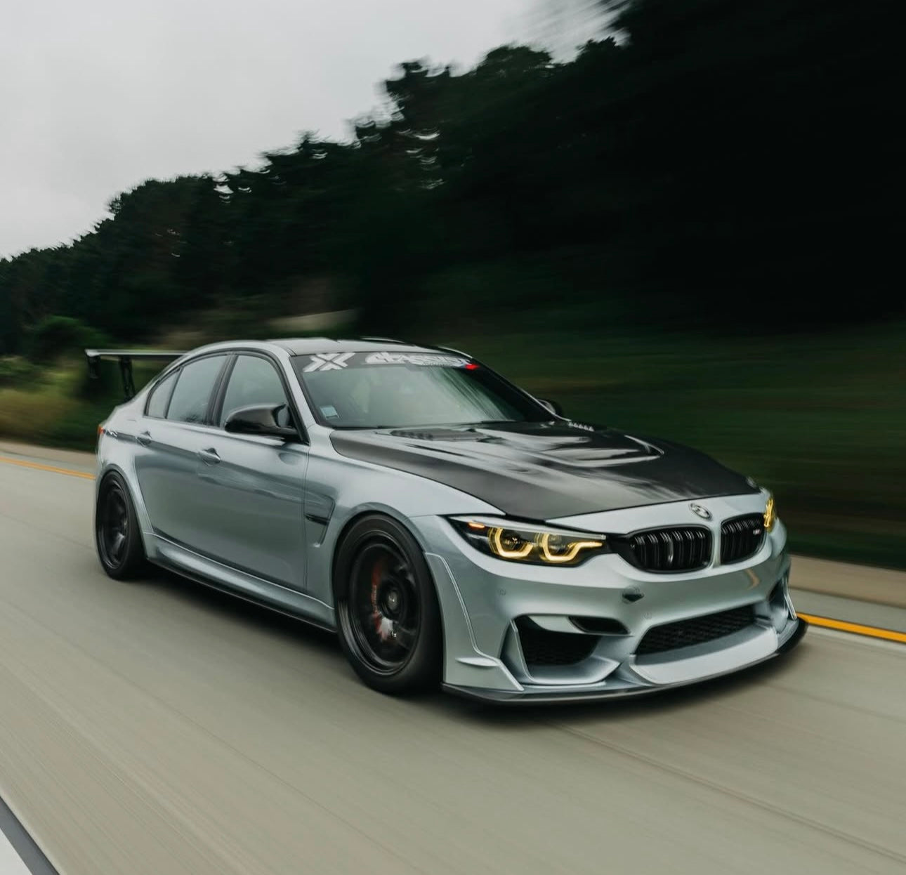 BMW M3 F80 / M4 F82 – Carbon Fiber Vented Front Hood - Exotics Carbon Design