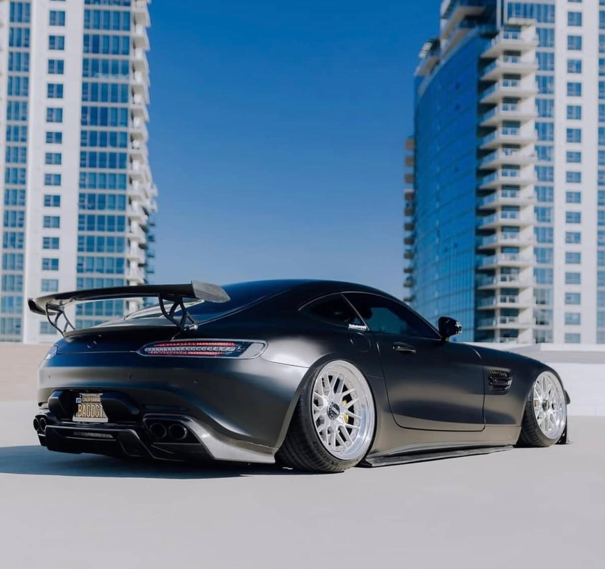 Mercedes-Benz AMG GTR-Style Carbon Fiber Rear Diffuser Lip – GT / GTS (2020+)
