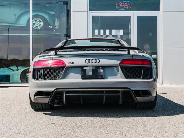 Audi R8 (2016-2019) - Racing Motorsport Style Carbon Fiber Rear Wing - Exotics Carbon Design