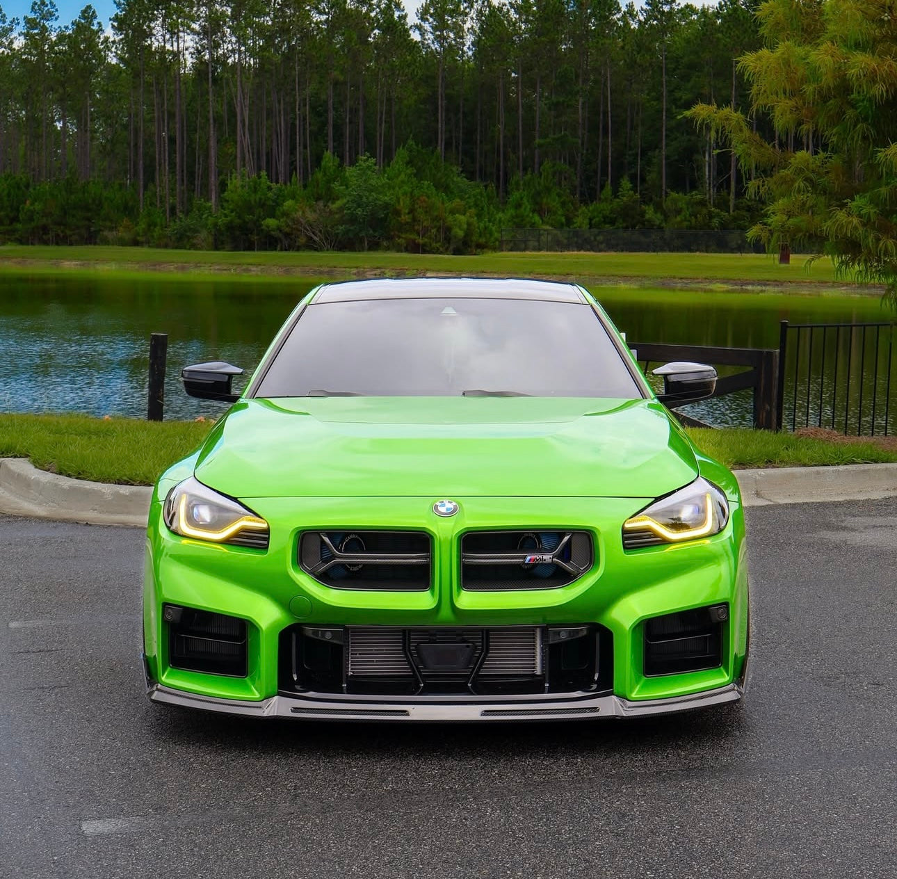 BMW M2 G87 - APR Style Carbon Fiber Front Lip - Exotics Carbon Design