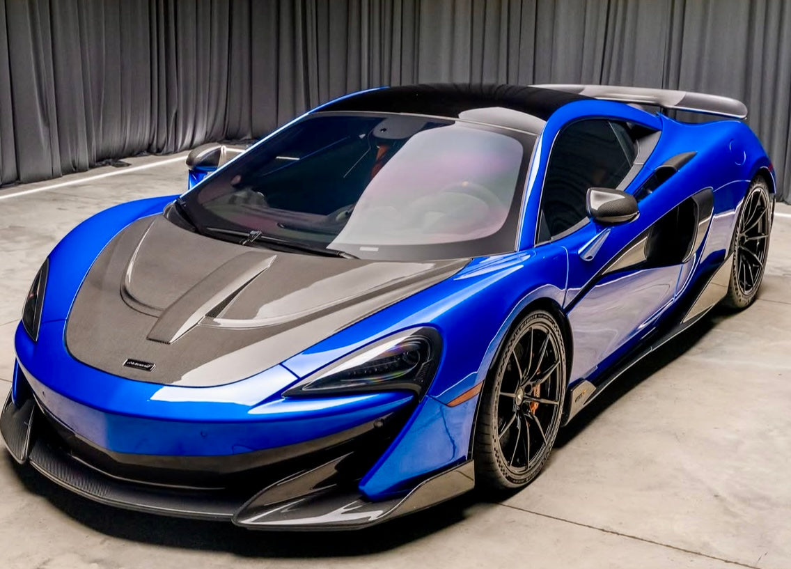 McLaren 540C / 570S / 600LT – NVC Style Dry Carbon Fiber Hood - Exotics Carbon Design