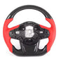 Carbon Fiber & Red Leather Steering Wheel - Toyota GR Supra A90 / A91 (2020–2025) - Exotics Carbon Design