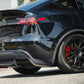 Tesla Model Y (2020-2024) - Carbon Fiber Rear Diffuser Lip - Exotics Carbon Design