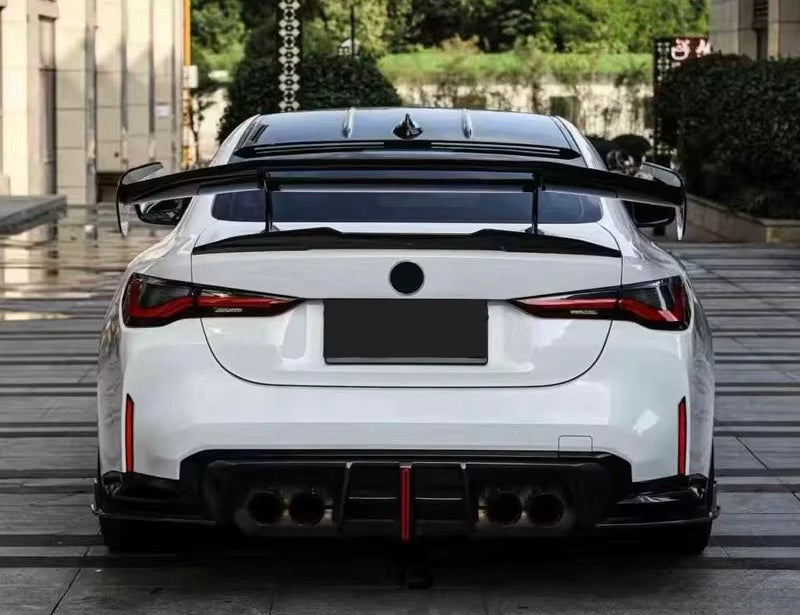 GT3 Style Carbon Fiber Rear Wing – BMW M4 G80 - Exotics Carbon Design