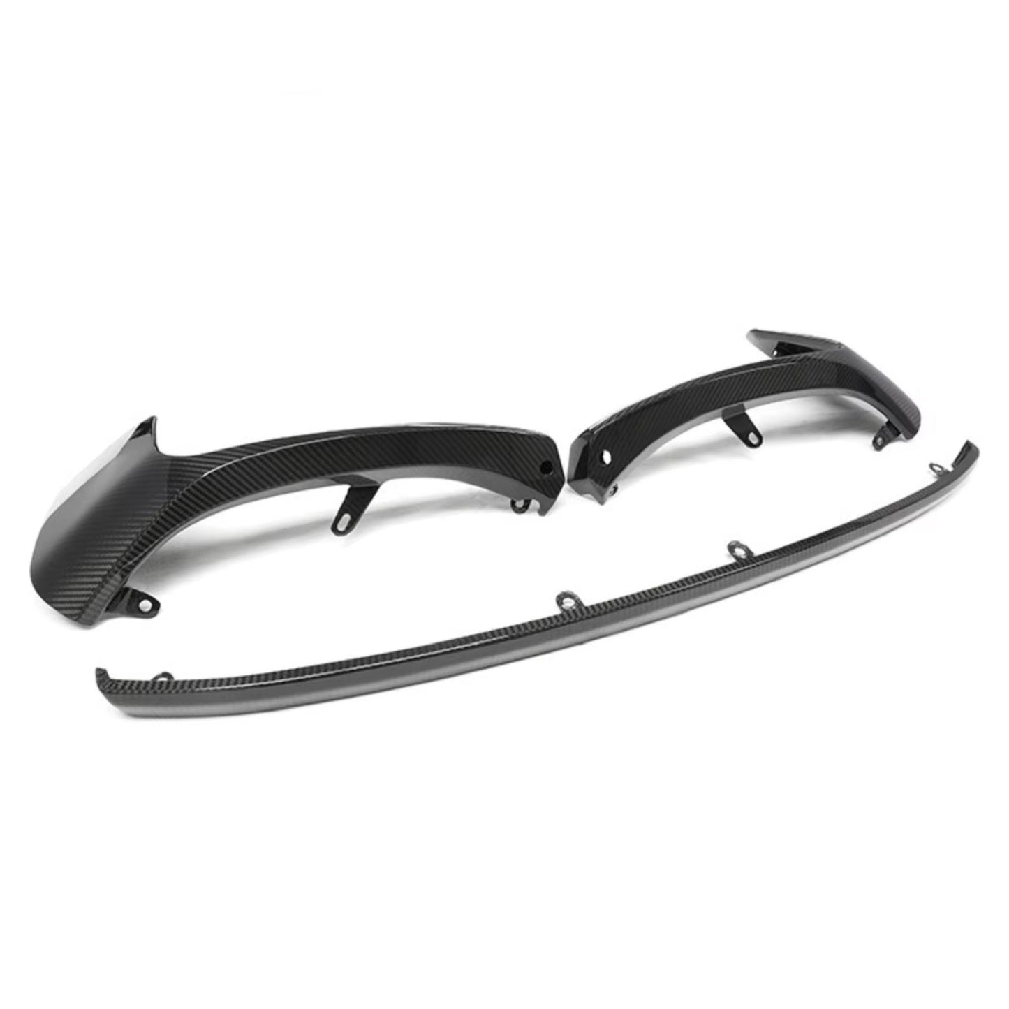 BMW M2 G87 – MP Style 3-Piece Carbon Fiber Front Splitter Lip - Exotics Carbon Design