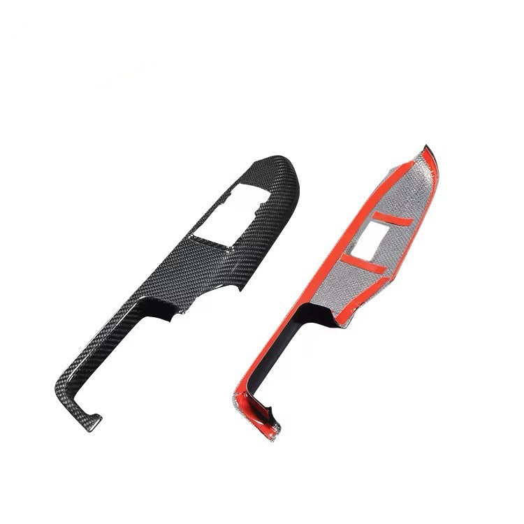 Carbon Fiber Door Window Switch Panel Trim – Ford Mustang (2015–2017) - Exotics Carbon Design