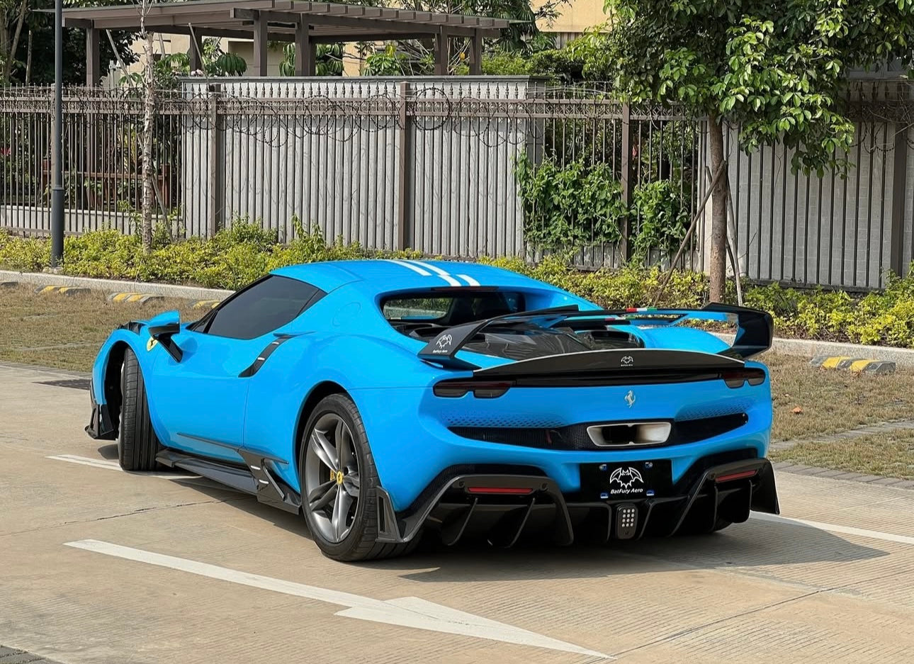 GTR Bat-Fury Full Carbon Fiber Kit - Ferrari 296 GTB - Exotics Carbon Design