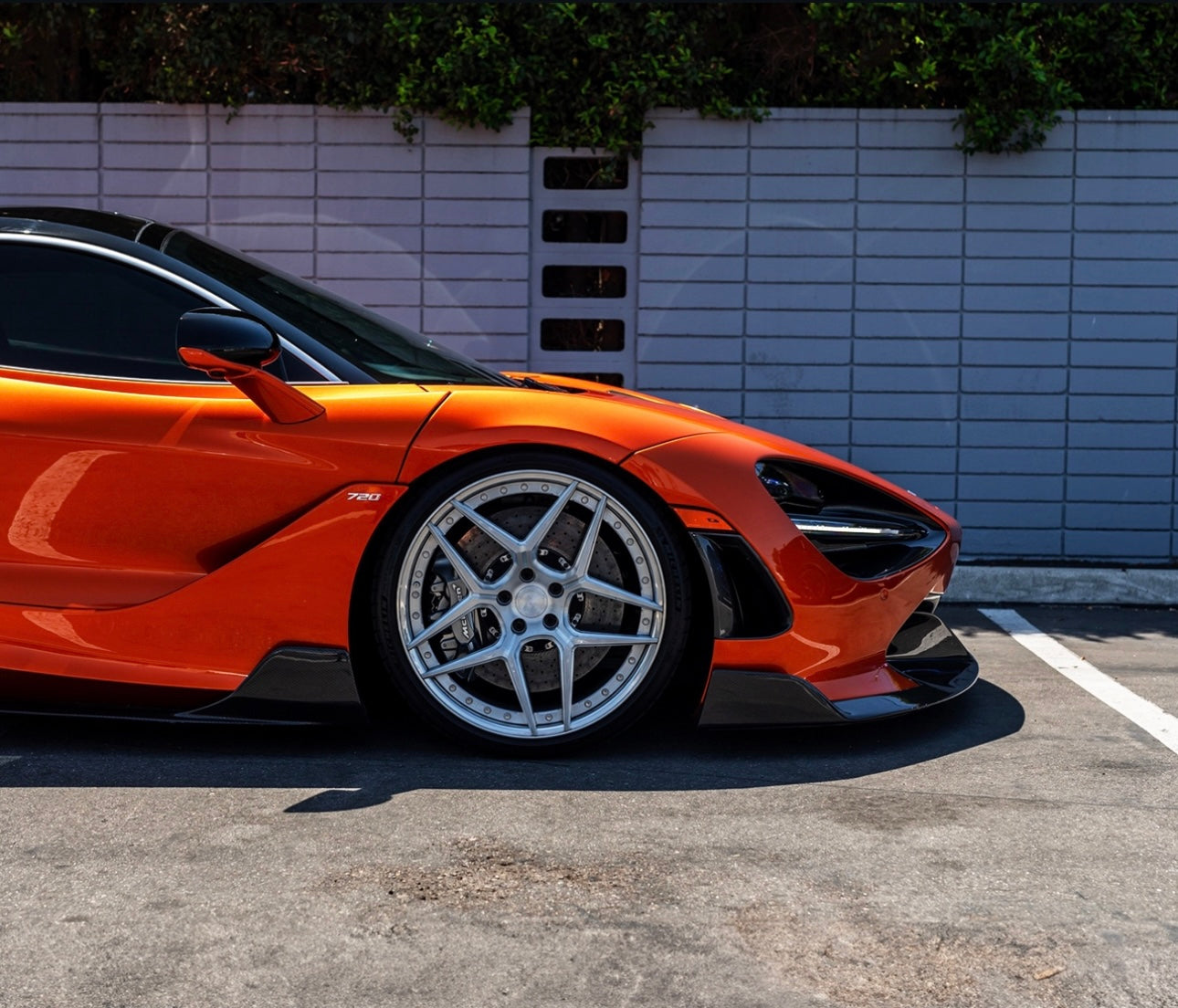 McLaren 720S - Exotic Design Carbon Fiber Front Diffuser - Exotics Carbon Design