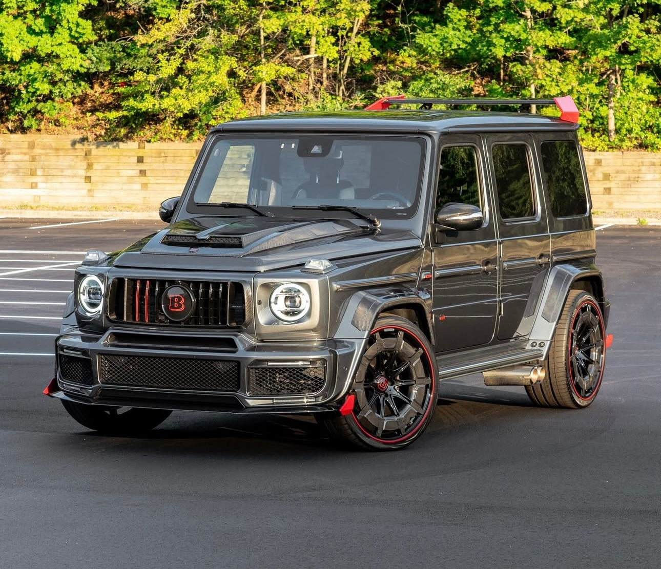 Mercedes G500 / G550 W464 – BRABUS Rocket 900 Style Carbon Fiber Body Kit - Exotics Carbon Design