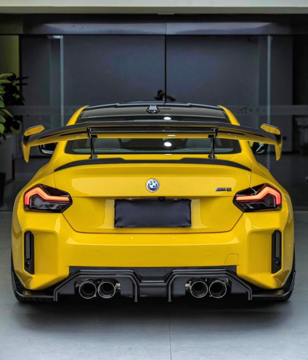 APR Style Carbon Fiber Rear Diffuser V2 - BMW G87 M2 - Exotics Carbon Design