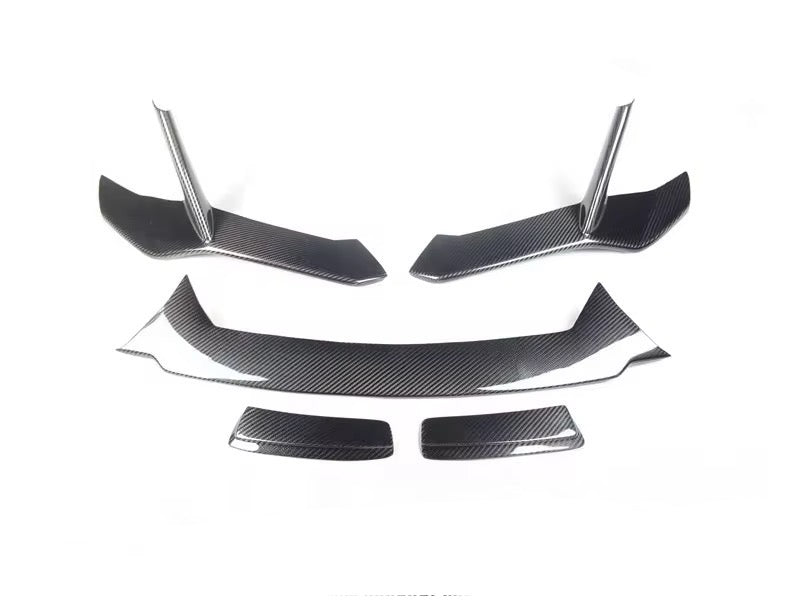 2019-2023 Lamborghini Huracán Evo - NVT Style Carbon Fiber Front Diffuser - Exotics Carbon Design