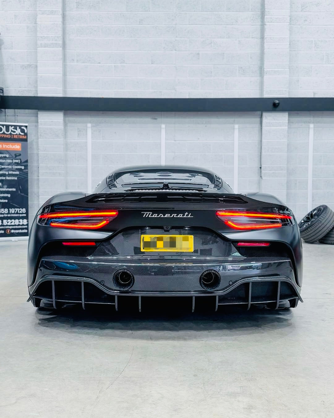 Maserati MC20 - MSY Style Carbon Fiber Rear Diffuser - Exotics Carbon Design