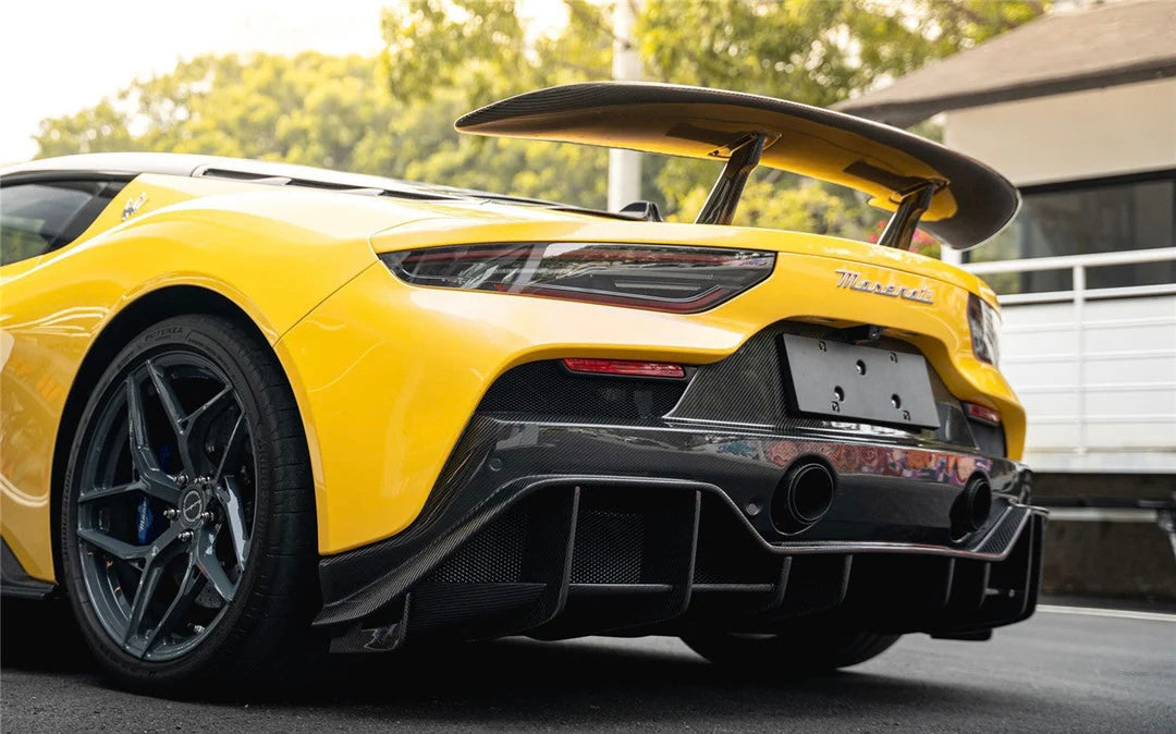 Carbon Fiber MSY Style Rear Wing - Maserati MC20 (2021–2025) - Exotics Carbon Design