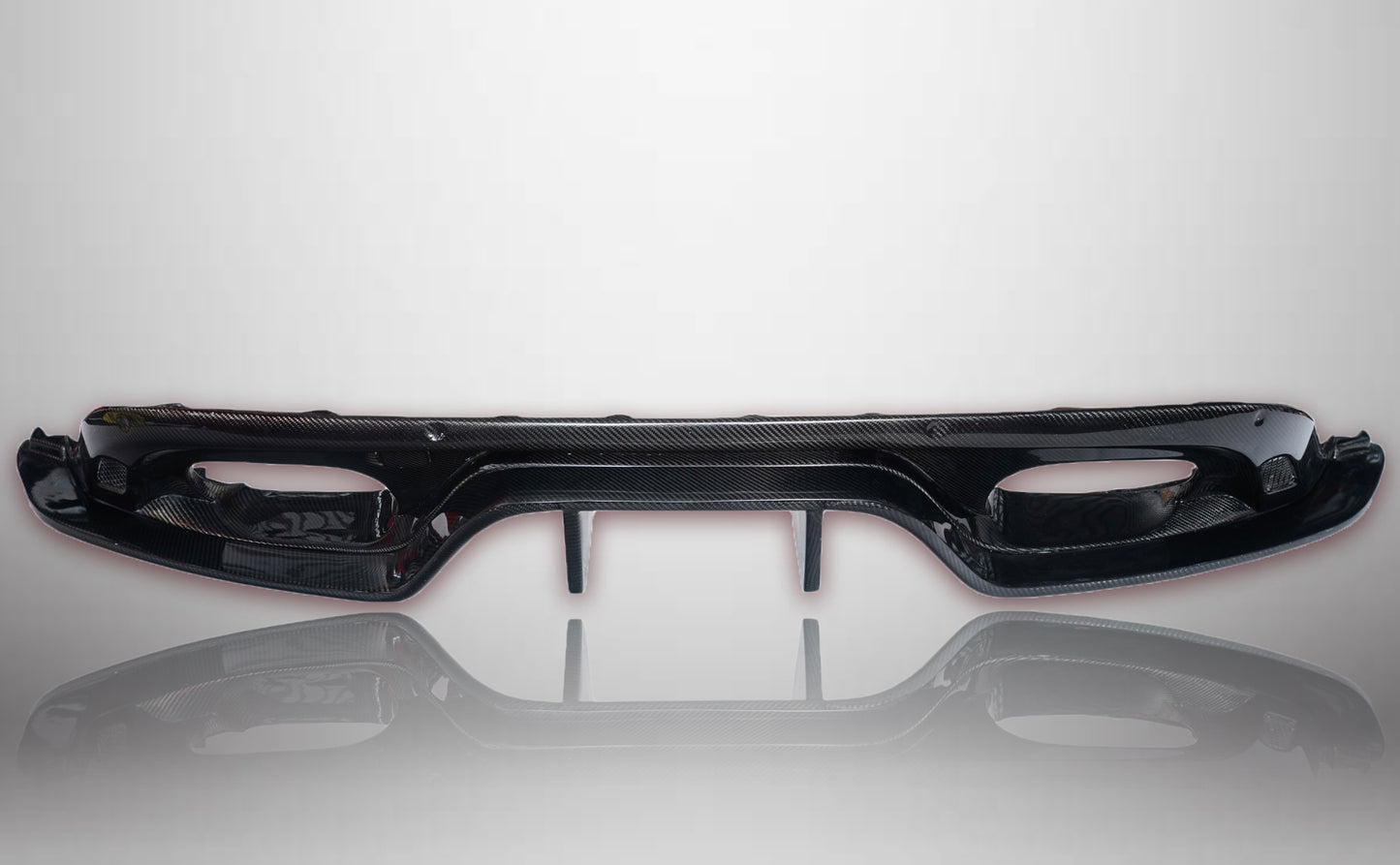 Carbon Fiber Rear Diffuser with Fins – Jaguar F-Type (2013–2018) - Exotics Carbon Design