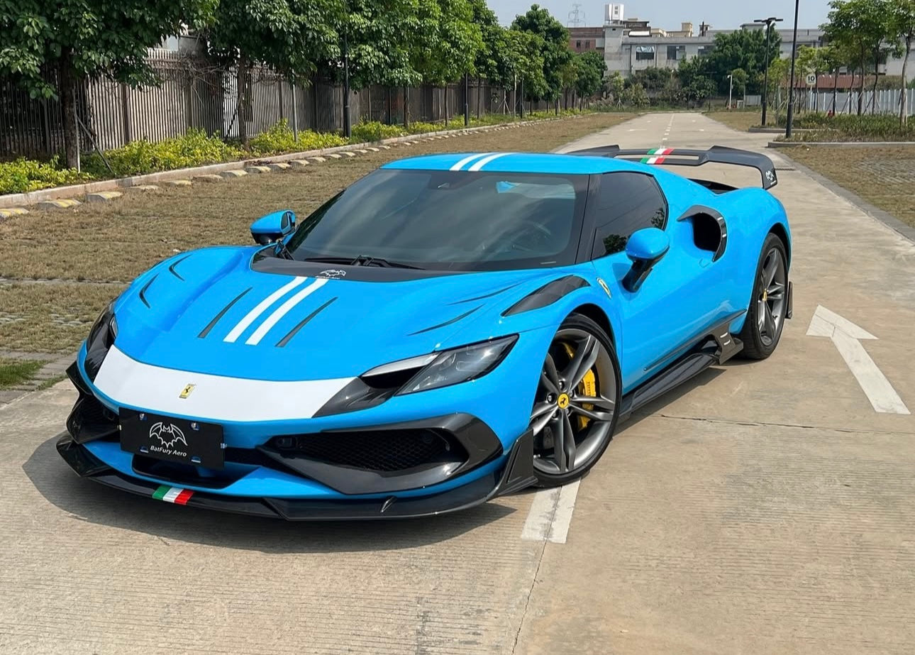 GTR Bat-Fury Full Carbon Fiber Kit - Ferrari 296 GTB - Exotics Carbon Design