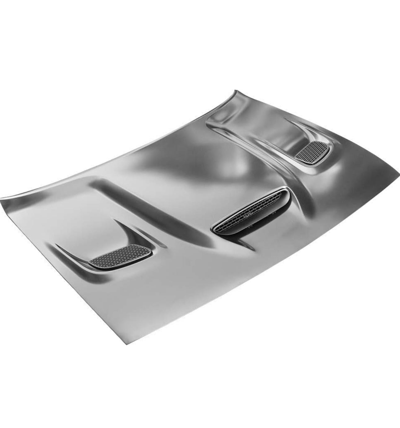Matte Black Vented Front Hood – Dodge Challenger (2015–2022) - Exotics Carbon Design