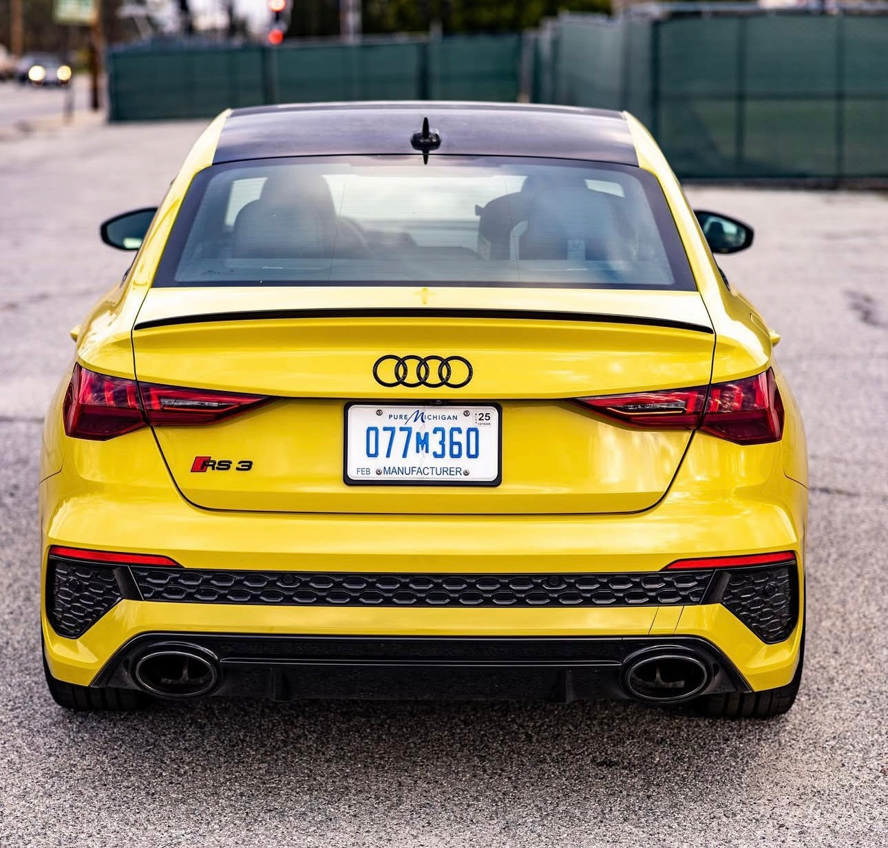 Audi RS3 (2023+) - Carbon Fiber Rear Diffuser - Exotics Carbon Design