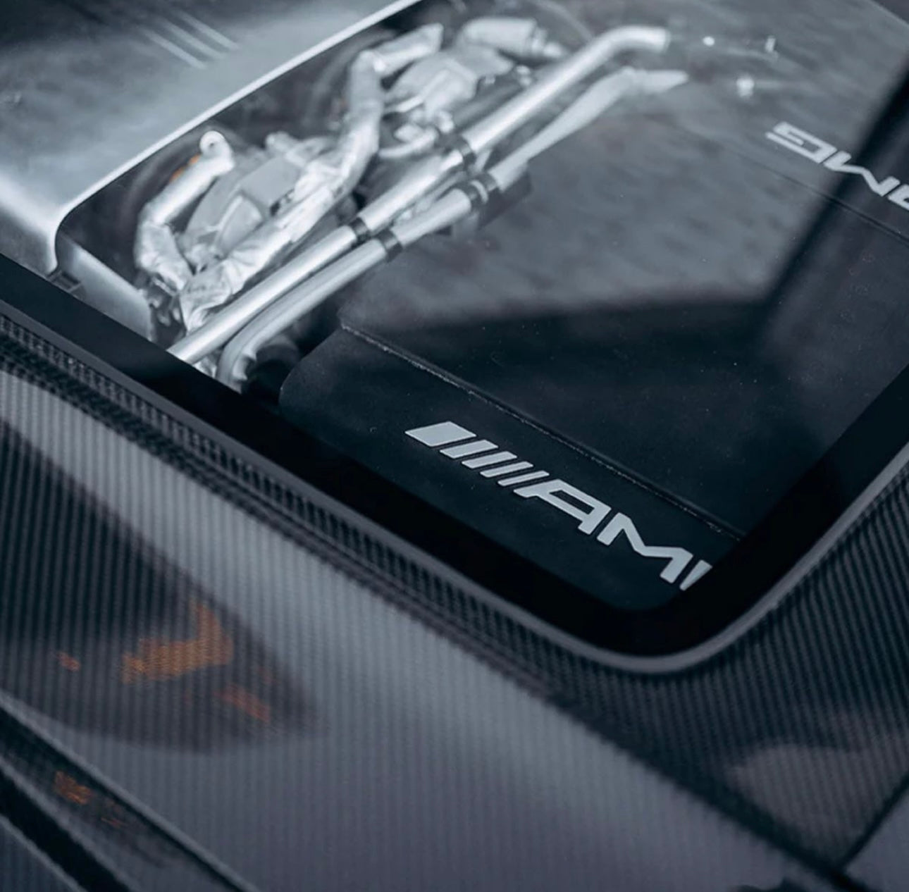 IMP Style Carbon Fiber Vented Hood Performance Upgrade – Mercedes AMG GT (2015–2023) - Exotics Carbon Design