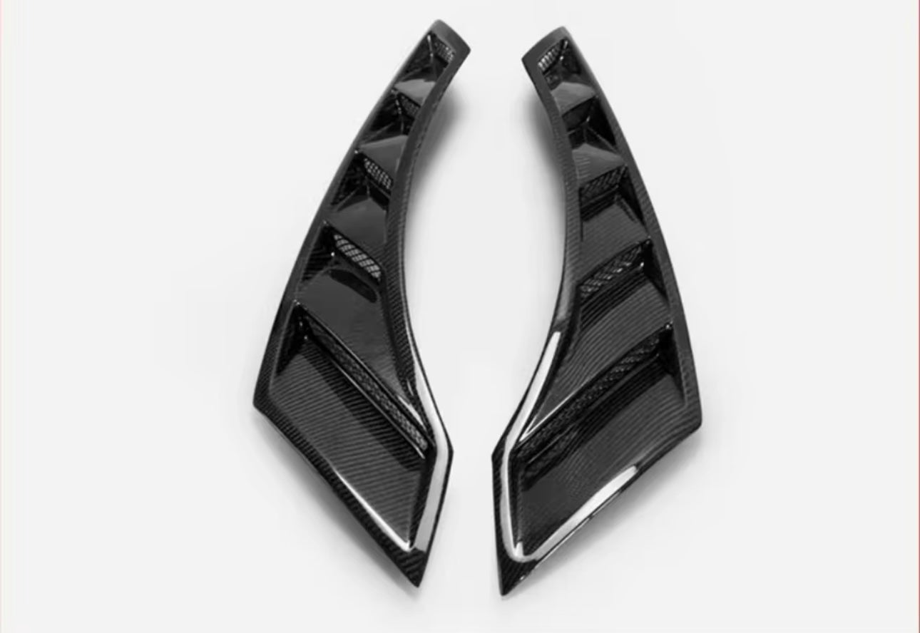Carbon Fiber Fender Vents Nismo Style - Nissan GTR R-35 (2009–2016) - Exotics Carbon Design