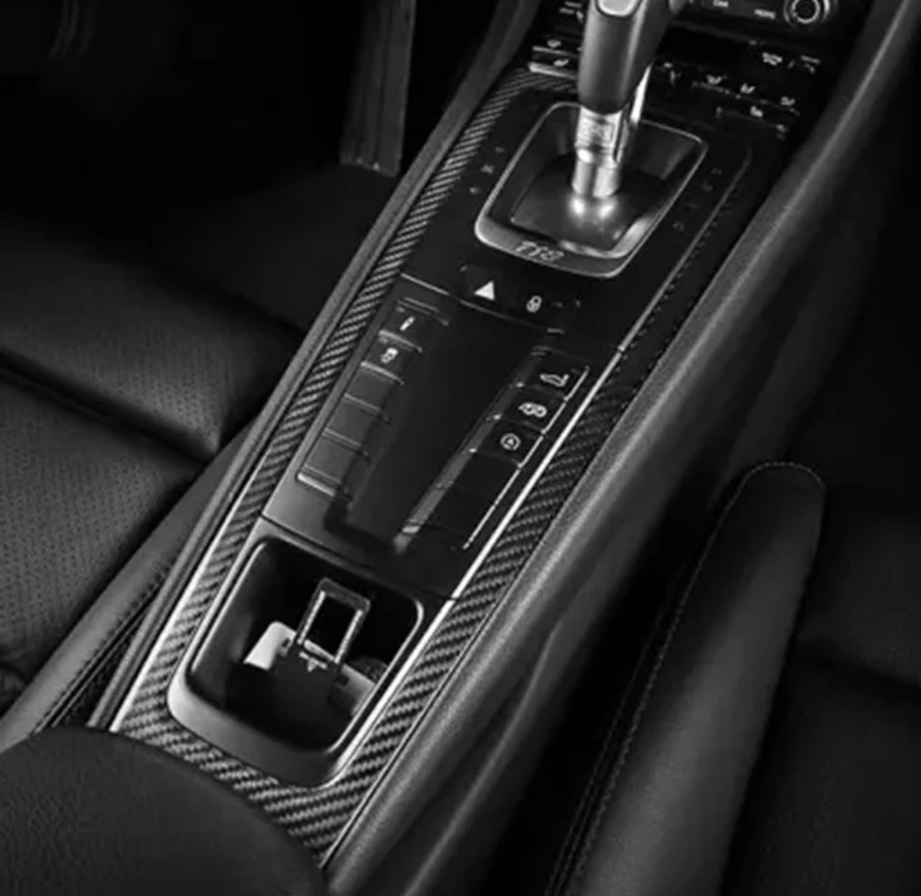 Carbon Fiber Full Center Console Kit – Porsche Boxster/Cayman 718 - Exotics Carbon Design