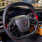 Carbon Fiber LED Steering Wheel with Leather – Chevrolet Corvette C8 (2020–2024) - Exotics Carbon Design