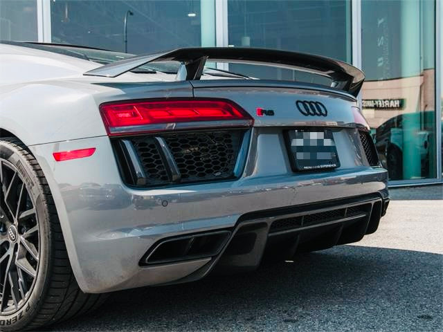 Audi R8 (2016-2019) - Racing Motorsport Style Carbon Fiber Rear Wing - Exotics Carbon Design