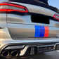 BMW F85 / F85 X5M / F86 X6M L-Style Carbon Fiber Rear Diffuser with LED Lights - Exotics Carbon Design