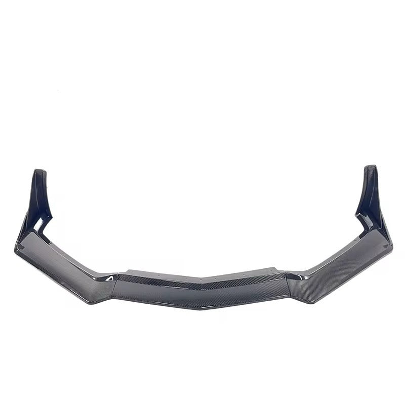 Corvette C8 – ZR1 Style Carbon Fiber Front Splitter - Exotics Carbon Design