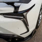 Carbon Fiber Rear Bumper Canards - Lexus LC 500 (2018–2024) - Exotics Carbon Design