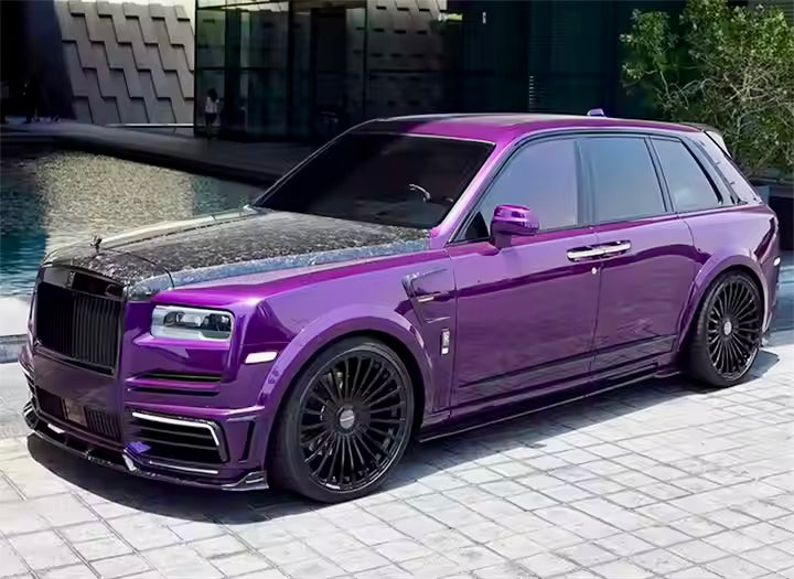 MSY Style Forged Carbon Fiber Front Hood - Rolls Royce Cullinan (2018-2024) - Exotics Carbon Design