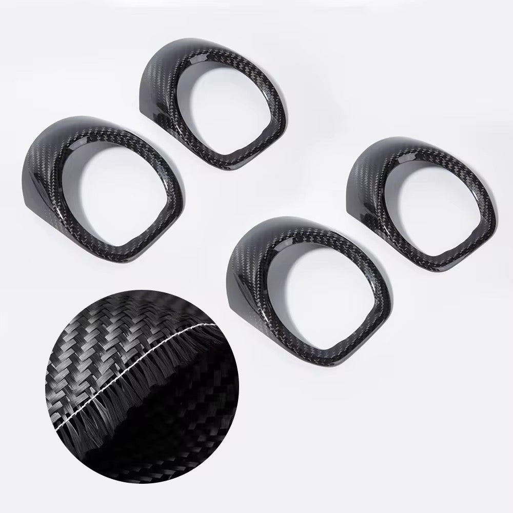 Porsche 718/Boxster – Carbon Fiber Dashboard Air Vent Trim - Exotics Carbon Design