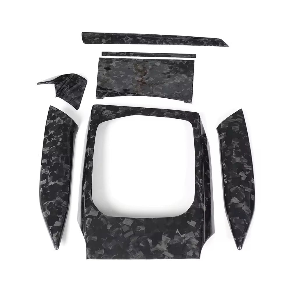 BMW M3 G80 / M4 G82 – Forged Carbon Fiber Center Console Trim - Exotics Carbon Design