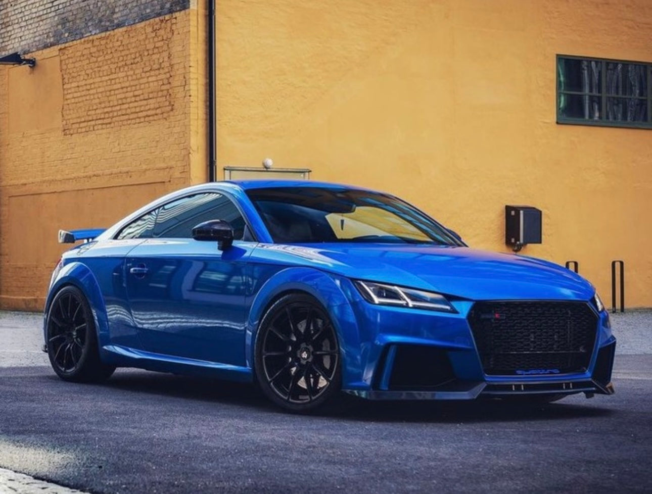 Audi TTRS – APR Style 3Pc Carbon Fiber Front Lip (2020+) - Exotics Carbon Design