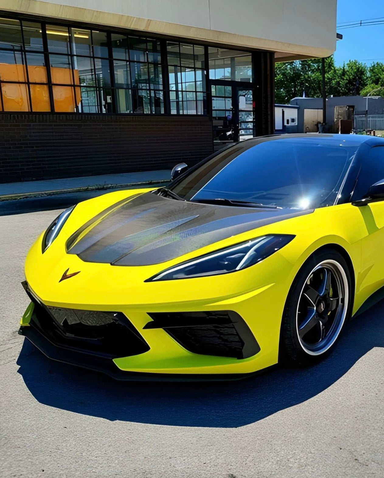 Corvette C8 - Carbon Fiber Hood - Exotics Carbon Design