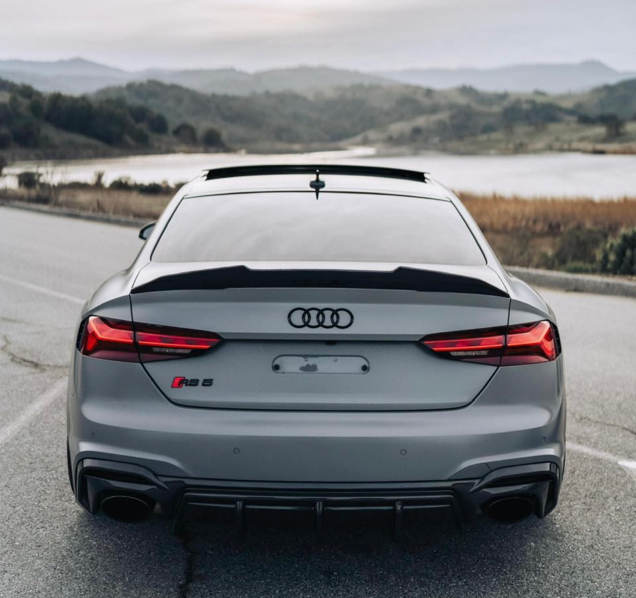 M4 Style Carbon Fiber Trunk Spoiler – Audi A5 / S5 / RS5 B9 /B9.5 (2017–2024) - Exotics Carbon Design