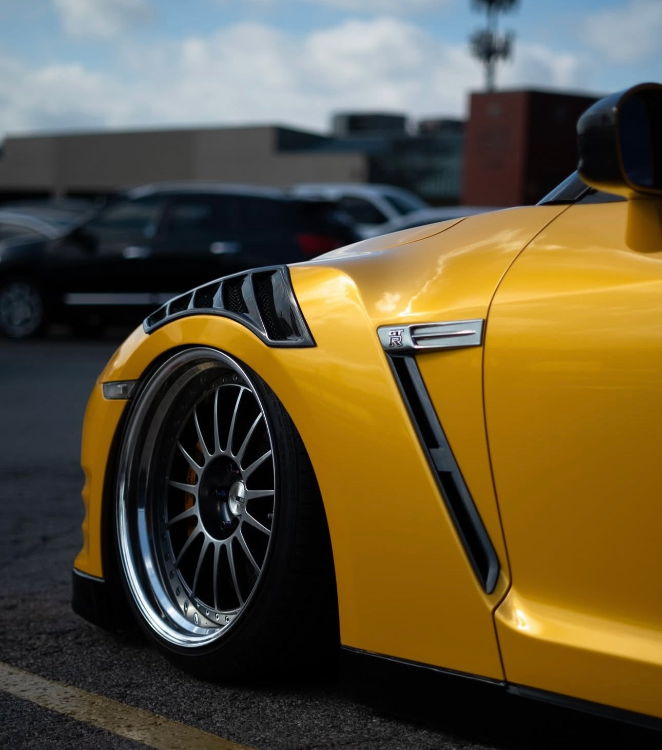 Carbon Fiber Fender Vents Nismo Style - Nissan GTR R-35 (2009–2016) - Exotics Carbon Design
