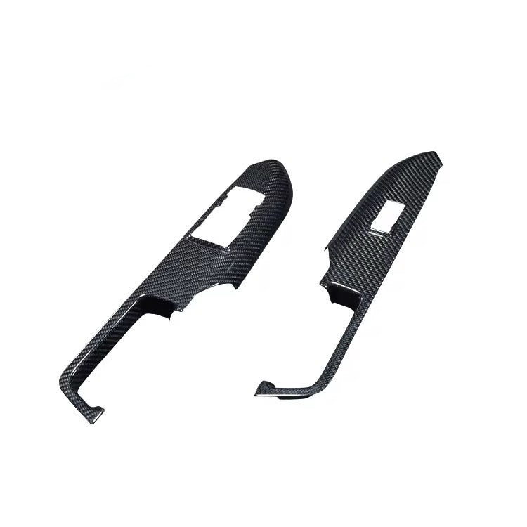 Carbon Fiber Door Window Switch Panel Trim – Ford Mustang (2015–2017) - Exotics Carbon Design