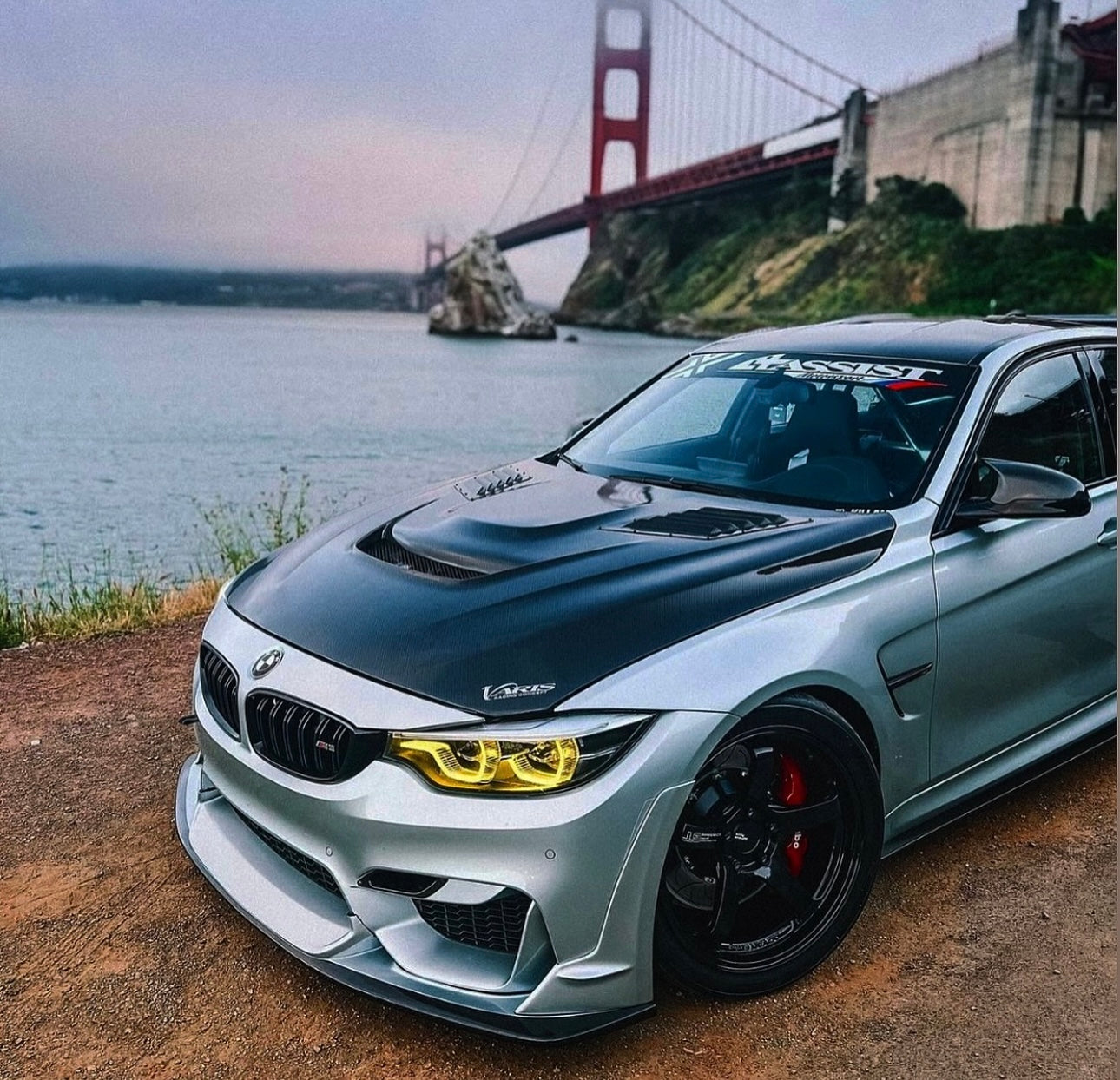 BMW M3 F80 / M4 F82 – Carbon Fiber Vented Front Hood - Exotics Carbon Design