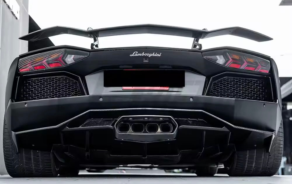 Lamborghini Aventador LP700 - Exotic Design Carbon Fiber Rear Diffuser - Exotics Carbon Design