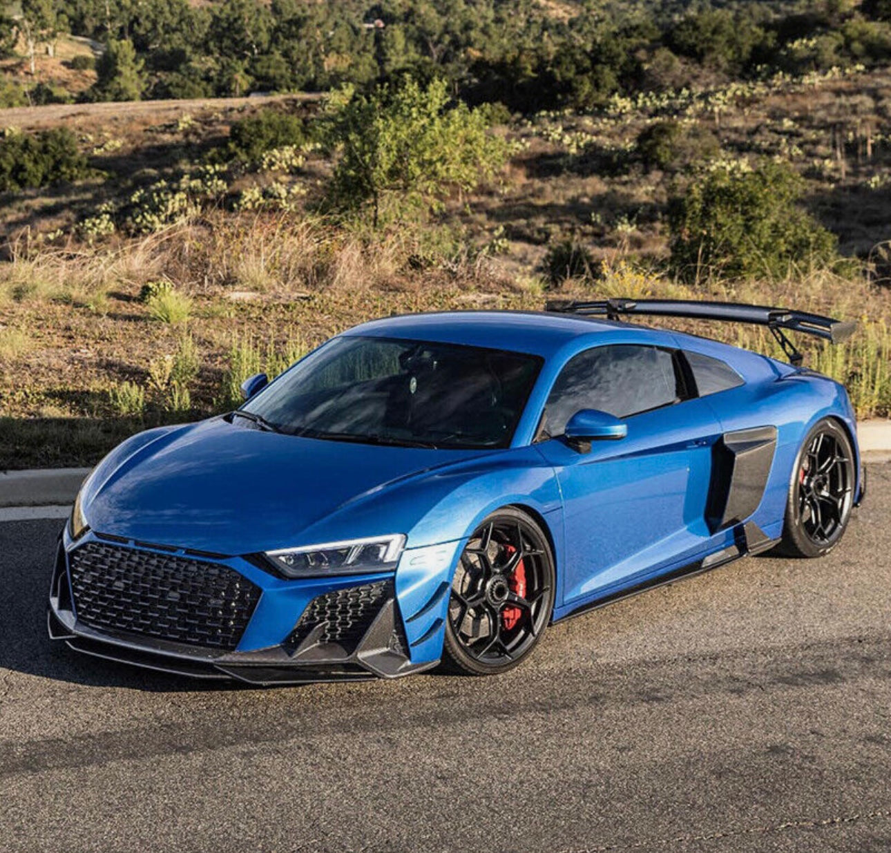 Audi R8 Gen 3 (2020+) - GT4 Style Carbon Fiber Full Body Kit - Exotics Carbon Design