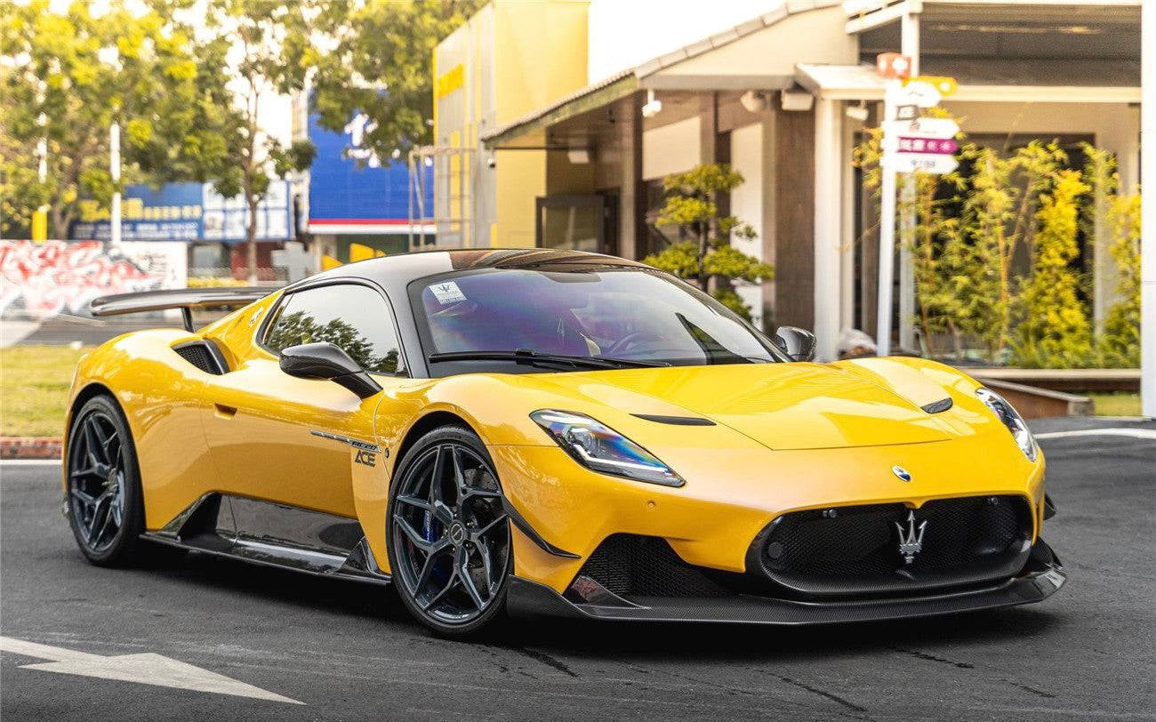 Maserati MC20 - MSY Style Carbon Fiber Front Diffuser - Exotics Carbon Design