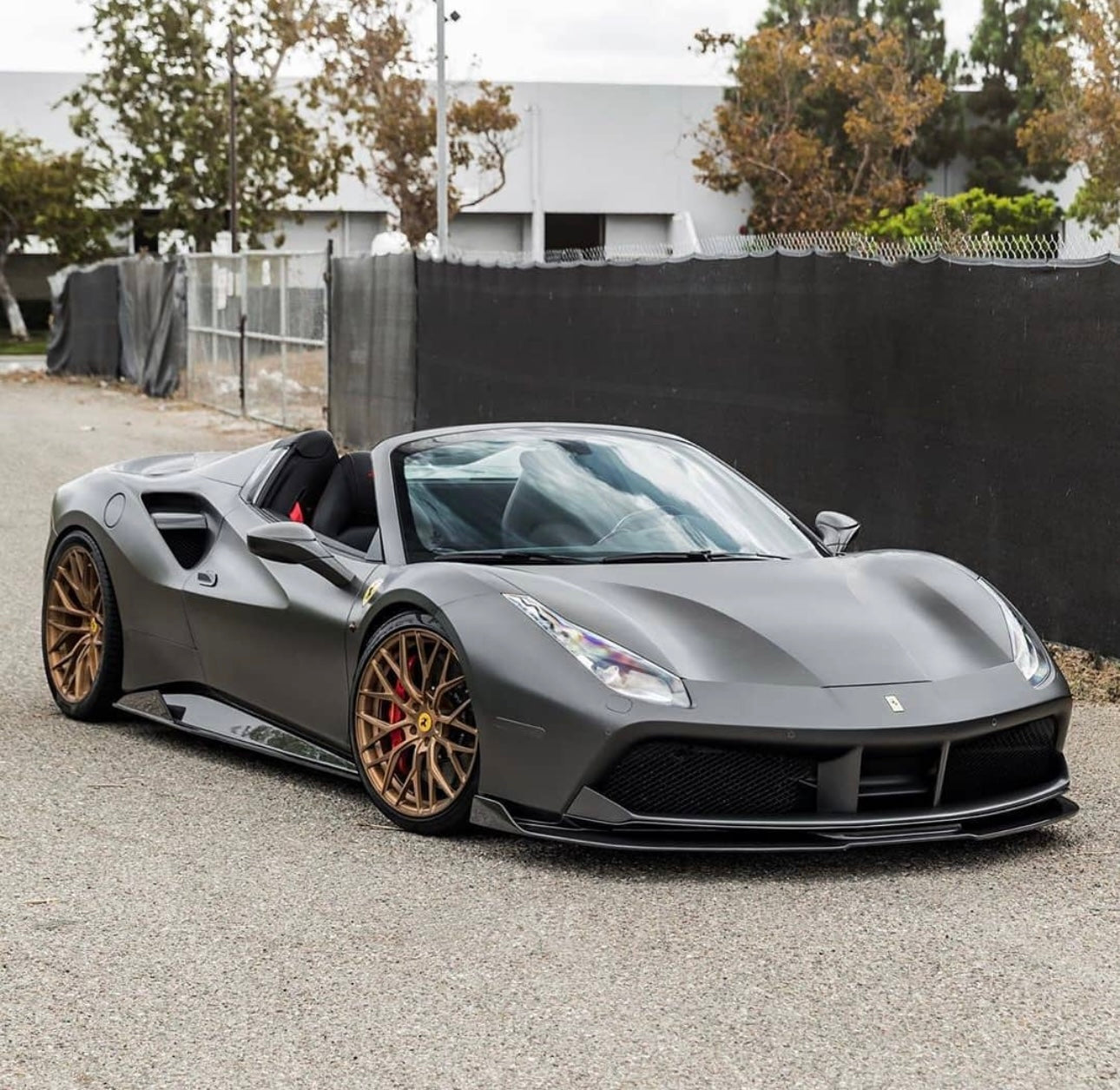 Ferrari 488 GTB - Exotic Design Carbon Fiber Side Skirts - Exotics Carbon Design