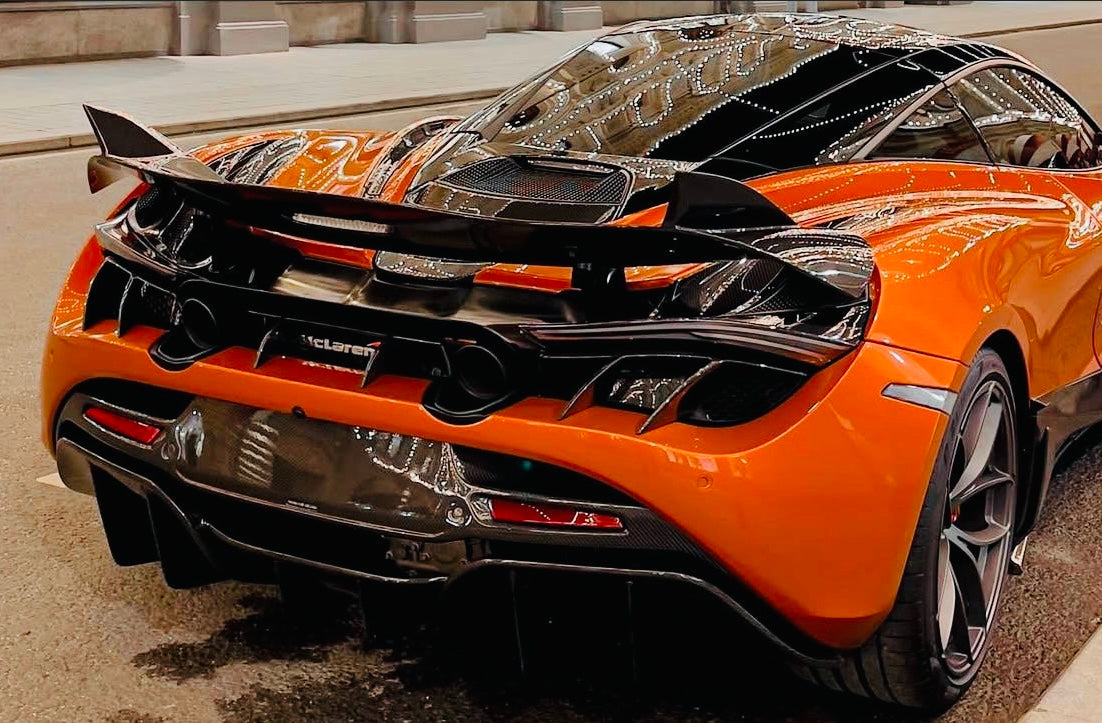 TC Style Rear Wing - McLaren 720S Coupe (2017–2023) - Exotics Carbon Design