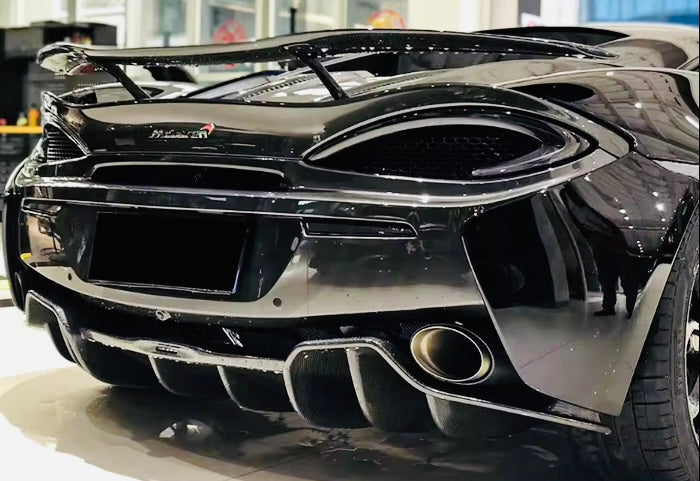 Carbon Fiber Rear Diffuser - McLaren 540C / 570S / 570GT - Exotics Carbon Design